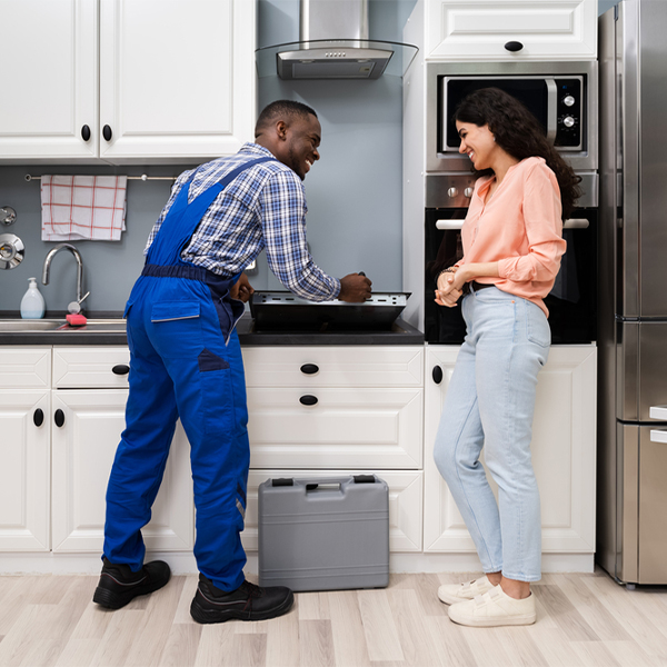 can you provide an estimate for cooktop repair before beginning any work in Cedar Bluff Virginia